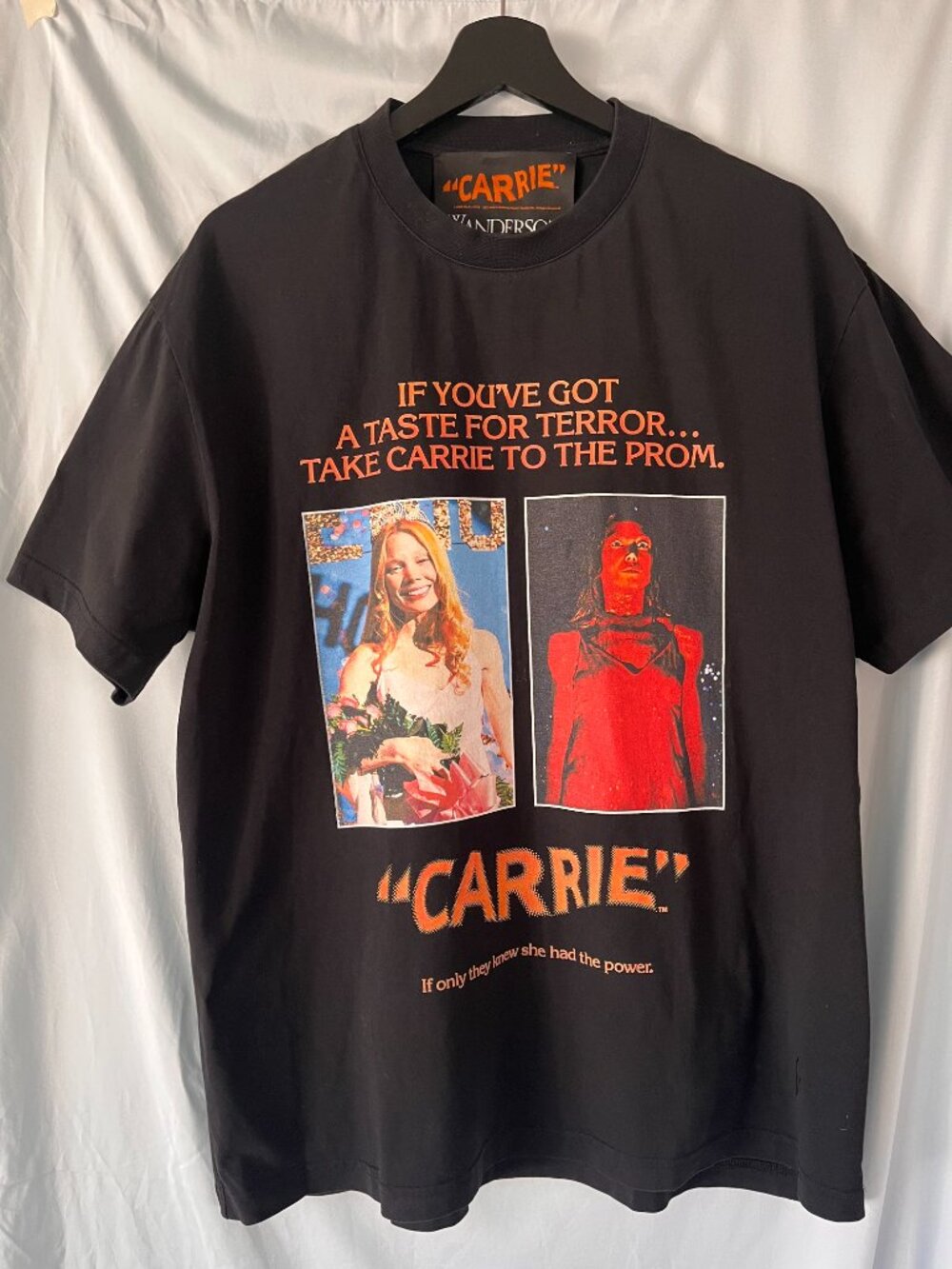 JW Anderson Carrie Black T-shirt